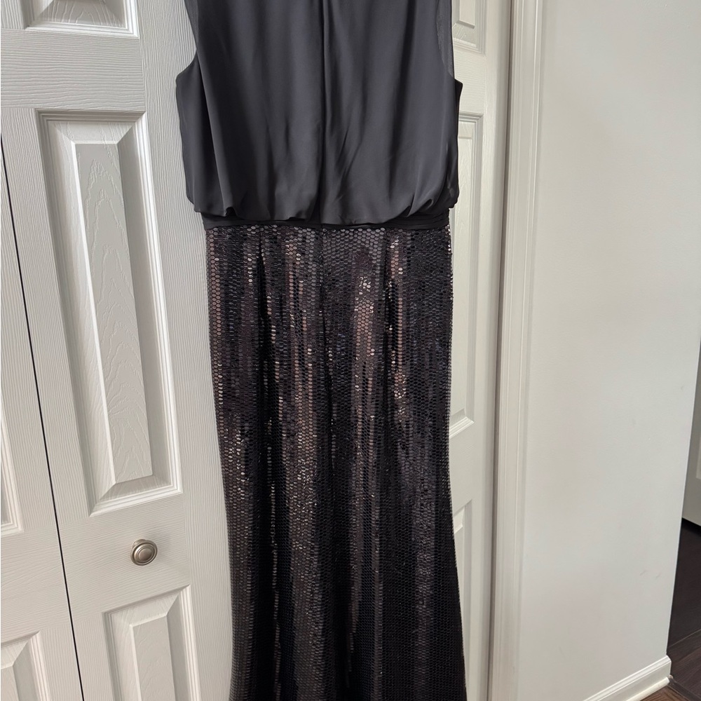 Kay Unger Black Sequin Wedding Dress - Picture 2 of 3